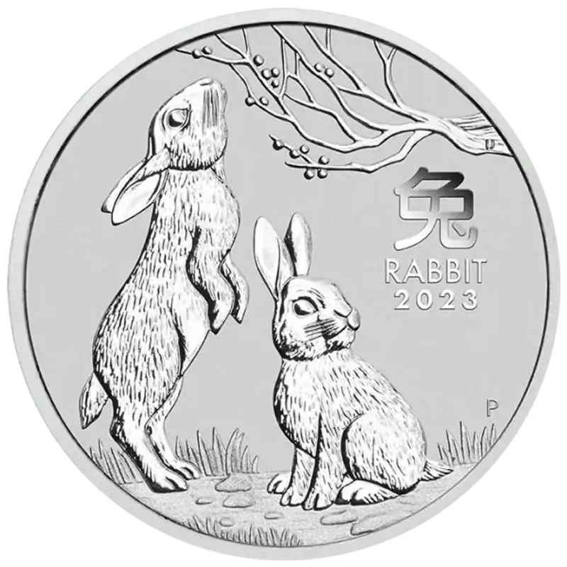 Buy 1kg Silver Lunar Rabbit 2023| Perth Mint | Best Bullion