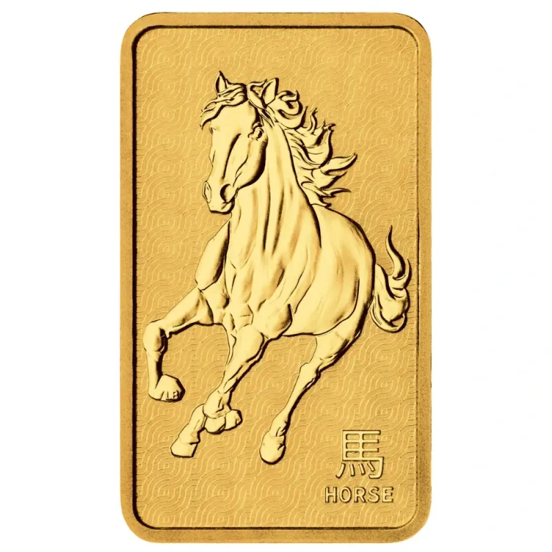 1oz Perth Mint Gold Bar – 2026 Lunar Horse | Best Bullion