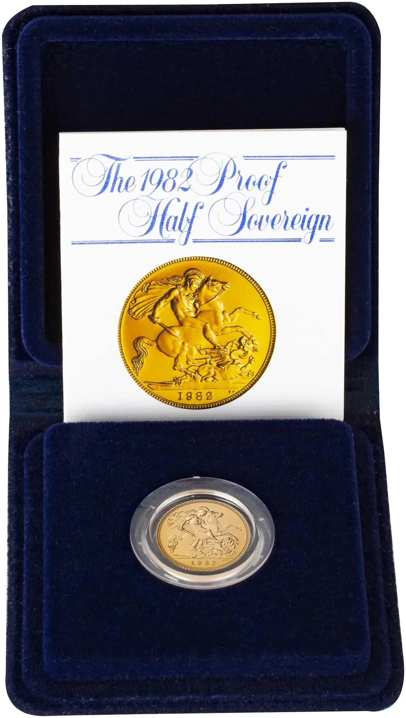 1982 Gold Proof Half Sovereign Elizabeth II Coin