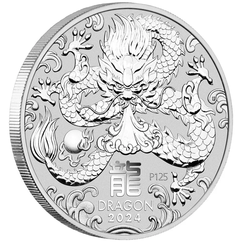 L*a様 Dragon Silver Coin - Perthmint Buy 1kg Silver Lunar Dragon 2024 | Perth Mint | Best Bullion