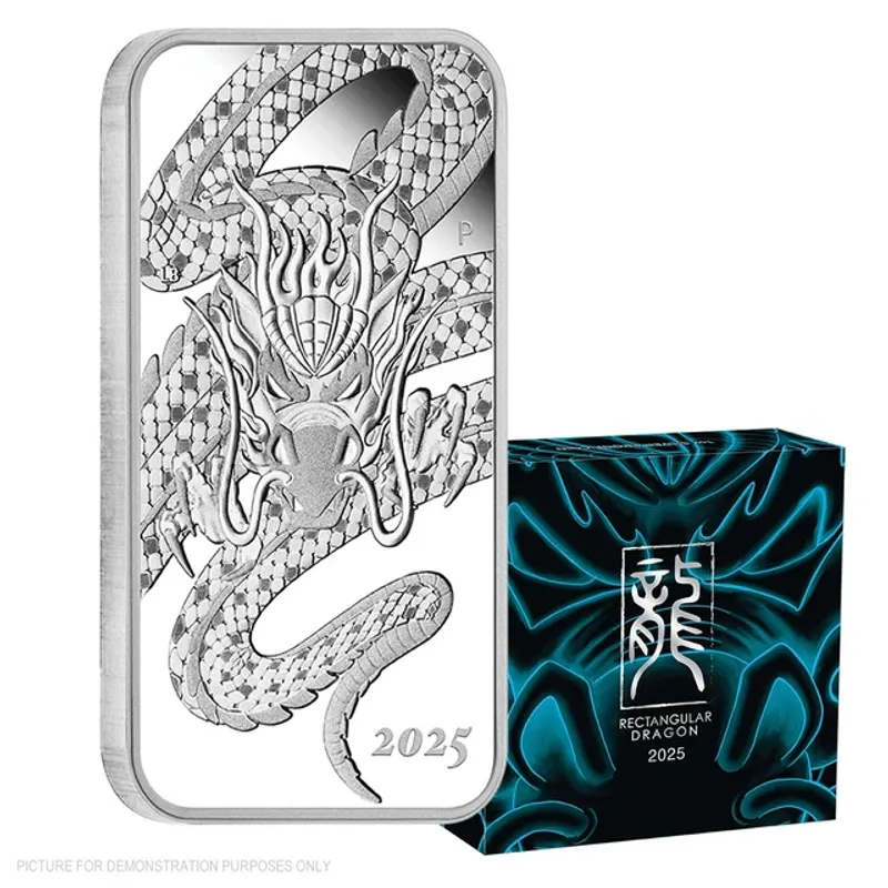 2025 Perth Mint Year of the Dragon 1oz Silver Proof Coin